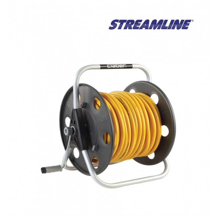 HRM150-6-AS STREAMLINE Катушка для шланга металлическая, шланг ECOLINE 8мм 50 м Катушка для шланга металическая, шланг ECOLINE 8мм. в комплекте 