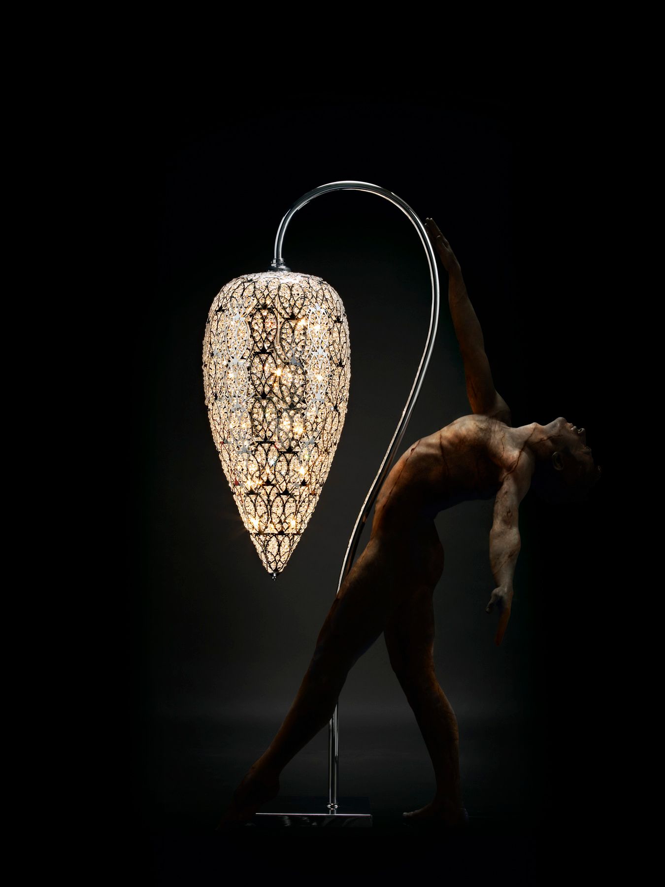 Торшер с кристаллами Vgnewtrend Arabesque ARCH-00032971 - Вид №2