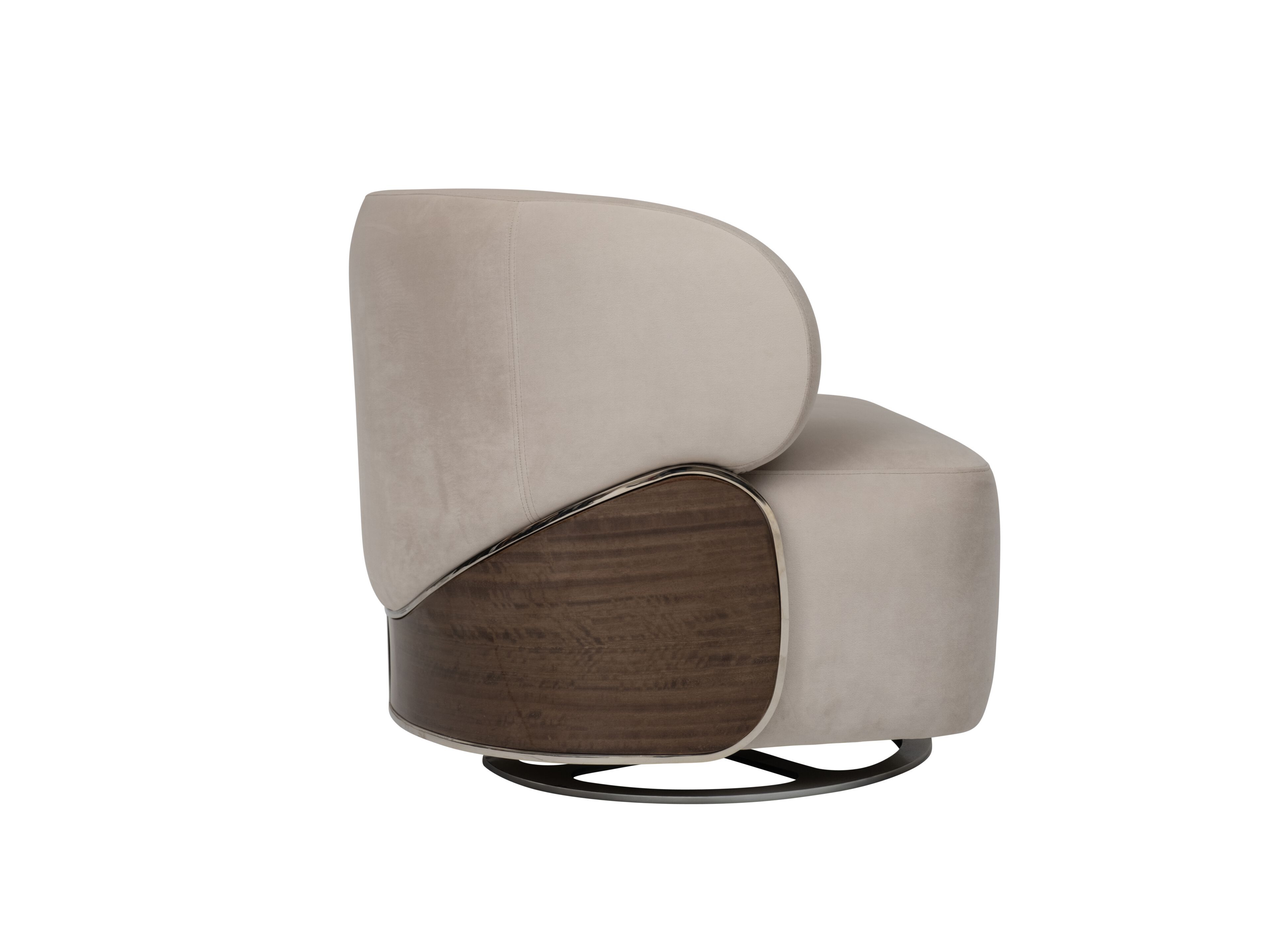 Тканевое вращающееся кресло с подлокотниками Zebrano Kailas ARCH-00125481 - Вид №1