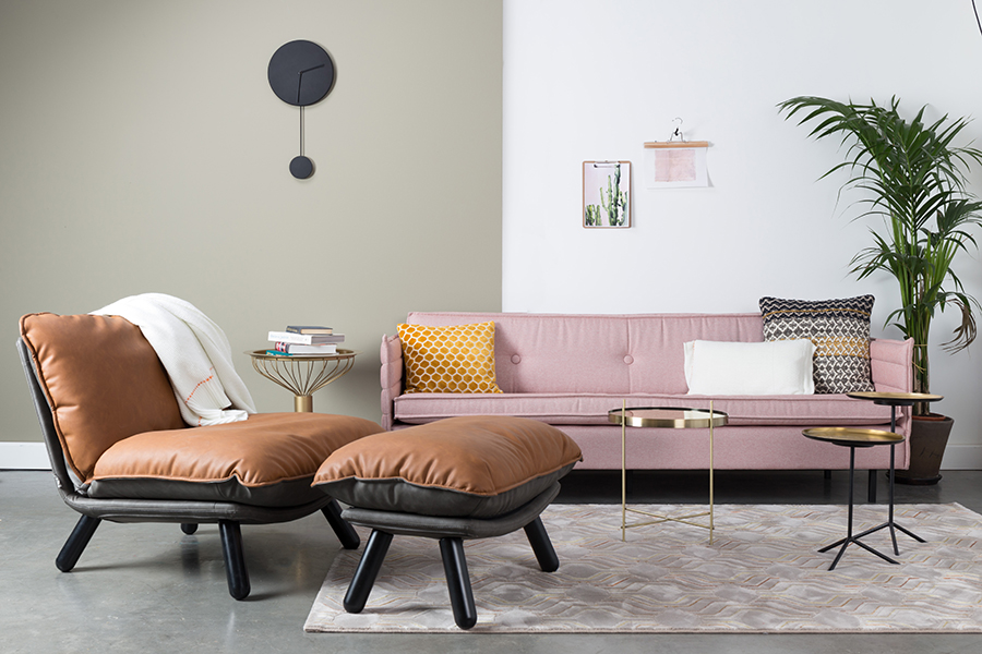 Часы Minimal черные Zuiver 8500047 - Вид №1