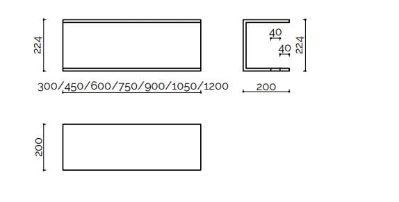 Полка для ванной комнаты Corian® Acquapazza Corian ® elements ARCH-00089400 - Вид №3