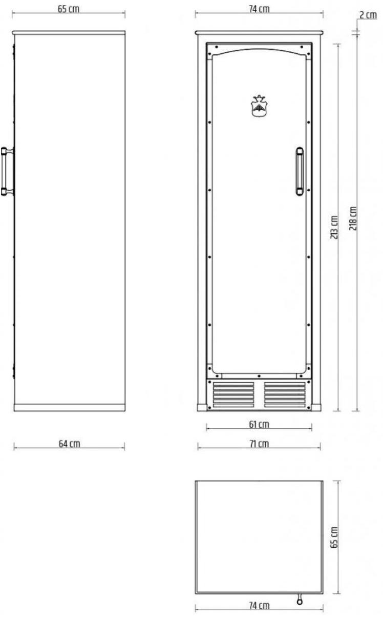 Officine Gullo Вертикальная морозильная камера класса а + sun-id-1398244 - Вид №1
