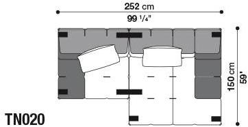 B&B Italia Модульный тканевый диван Tufty-too sun-id-1436231 - Вид №41