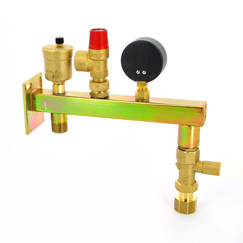 Группа безопасности котла для подключения расширительного бака GAG/KAV 3/4" с отсечным вентилем WATTS 10017890 - Вид №3