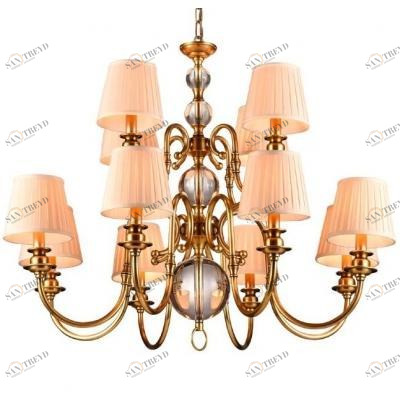 Подвесная люстра Newport 3106+6 B/C L NEWPORT ДИЗАЙНЕРСКИЕ 279679 Бронза 