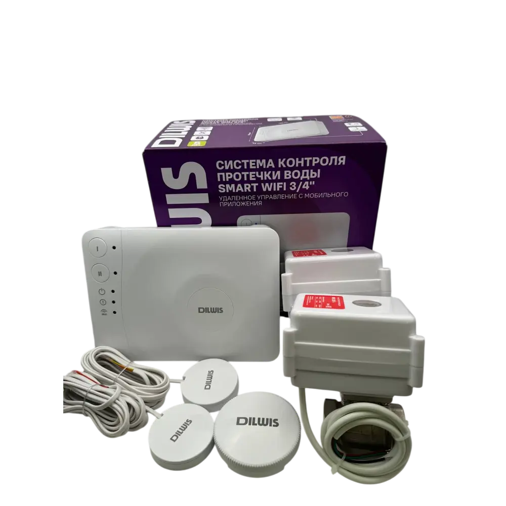 Умная система защиты от протечек воды DILWIS Smart Wi-Fi 3/4" 89432906 STLM-1582894