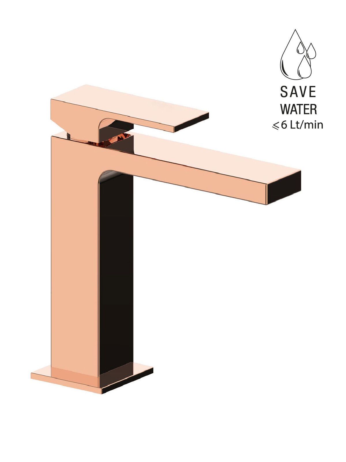 Однорычажный смеситель для раковины без слива Rubinetterie Frattini Vita Due ARCH-00022389 - Вид №21