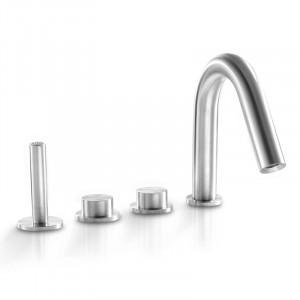 PUR 230 Ванная Группа Со Съемным Душем И Надежником Linki PURO Сатиновая Сталь