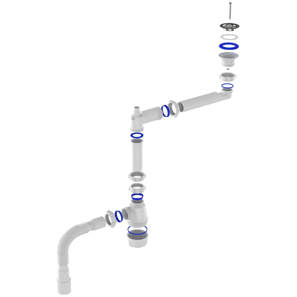 Сифон Equation для раковины поворотный с выпуском 50 мм 89209836 STLM-0801012 - Вид №1