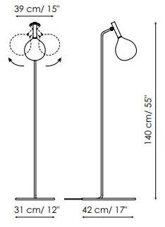 Bonaldo Торшер из боросиликатного стекла Sofì sun-id-1507242 - Вид №2