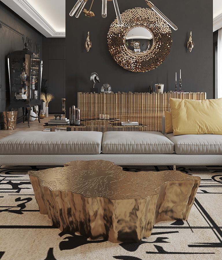 0-215 Медный центральный стол Eden Boca Do Lobo  - Вид №14