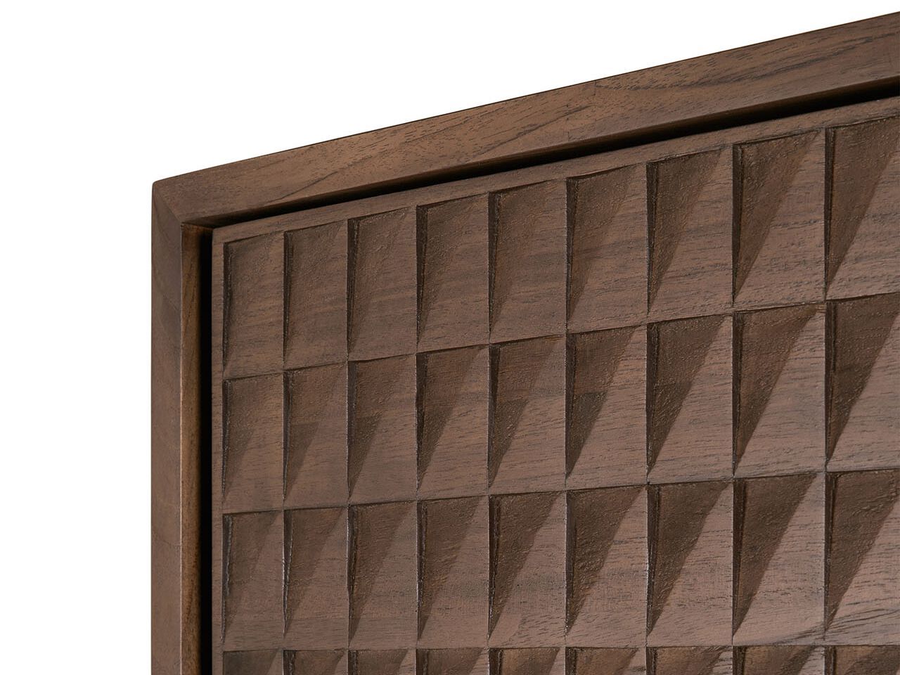 Шкаф из тикового дерева с 2 дверцами и 3 ящиками Ethnicraft Sono ARCH-00043115 - Вид №5