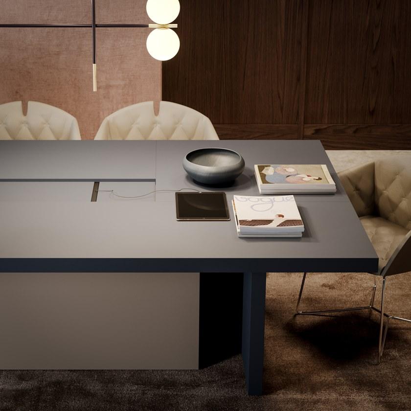 PROF Прямоугольный деревянный стол для переговоров Sessanta sun-id-1500408 - Вид №4