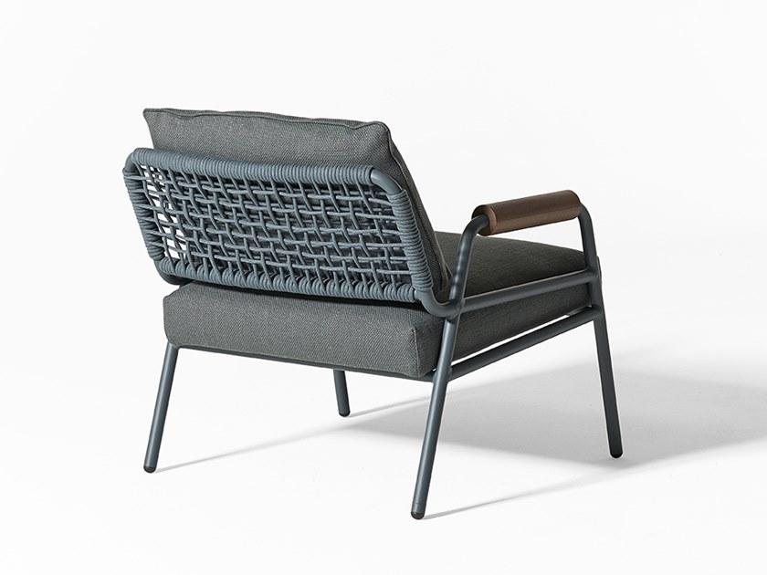 Meridiani Мягкое садовое кресло с подлокотниками Zoe wood open air sun-id-1507749 - Вид №5