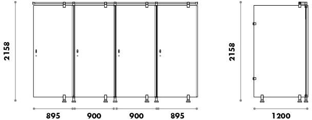 FIT INTERIORS Перегородка для ванных комнат sun-id-1398045 - Вид №2