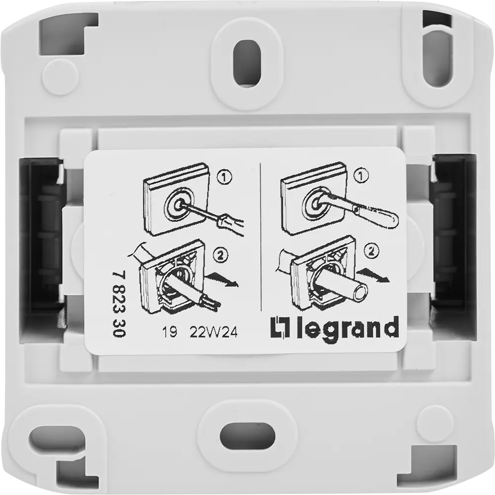 Выключатель накладной Legrand Quteo 1 клавиша цвет серый 82169522 STLM-2082135 - Вид №2