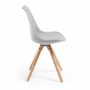 108068 Комплект стульев серый пластик (4 шт) La Forma Lars