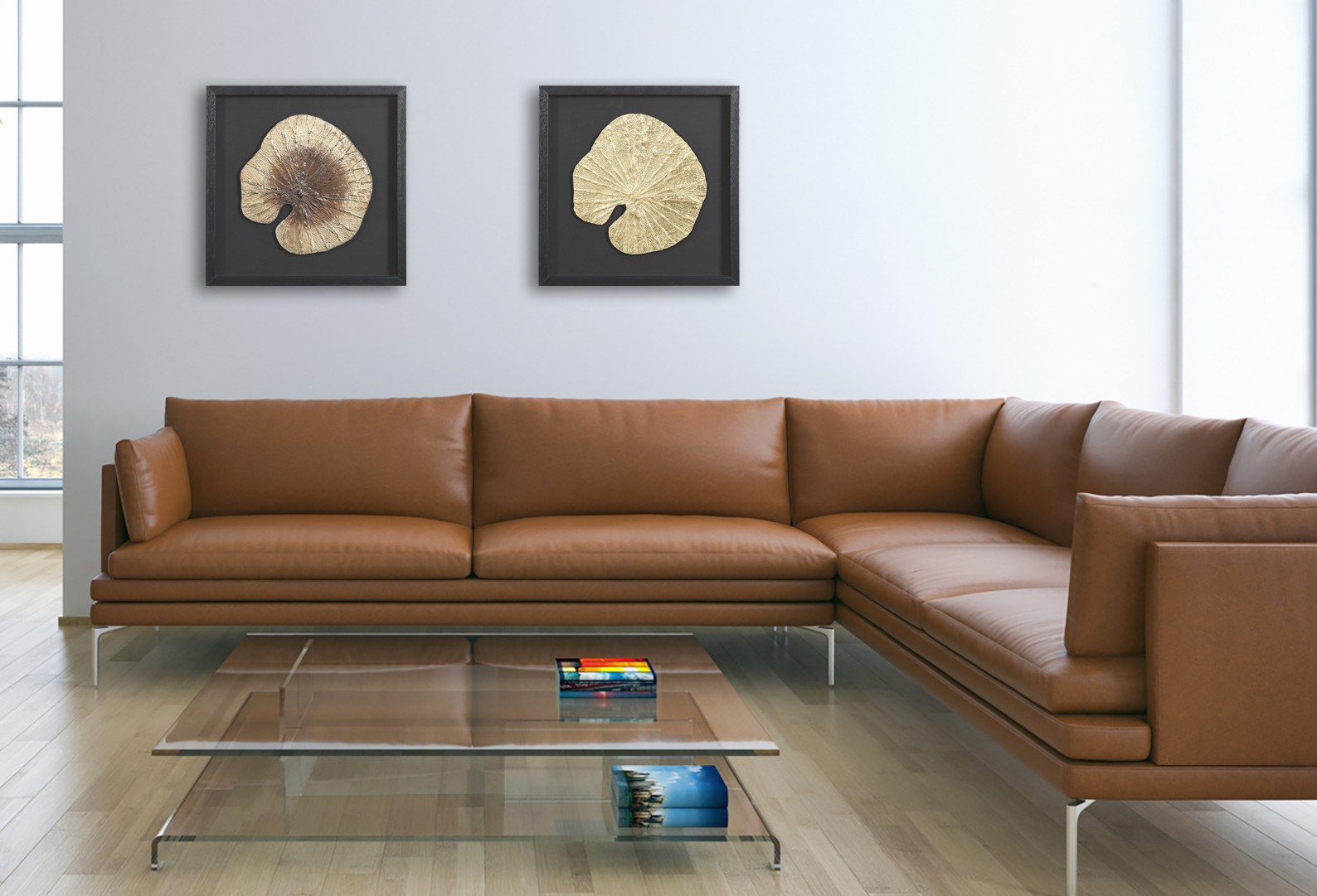 40573A Панно "Лист лотоса 1" LAB.Space  - Вид №2