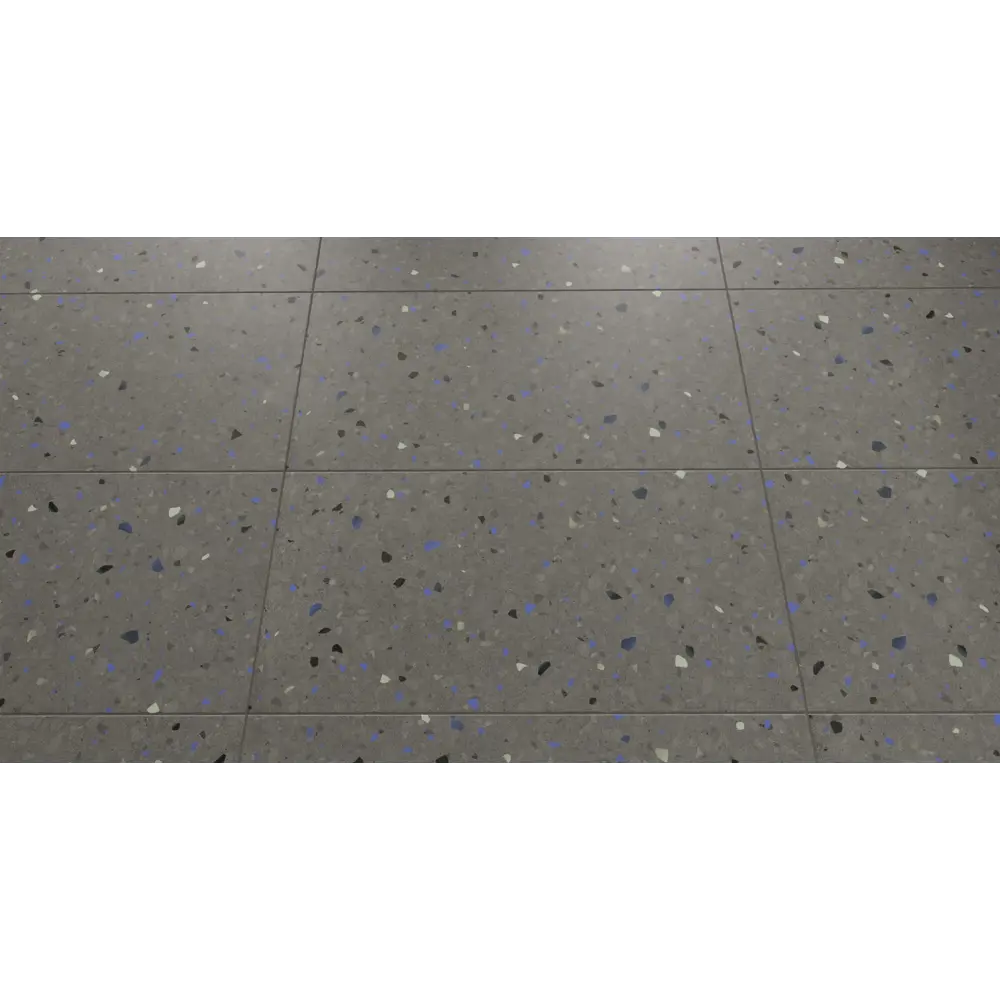 Керамин Салерно 5Д - настенная плитка графит 60×30 см с эффектом терраццо 89398688 STLM-1573790 - Вид №2