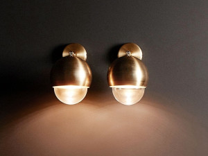 Латунный светодиодный настенный светильник