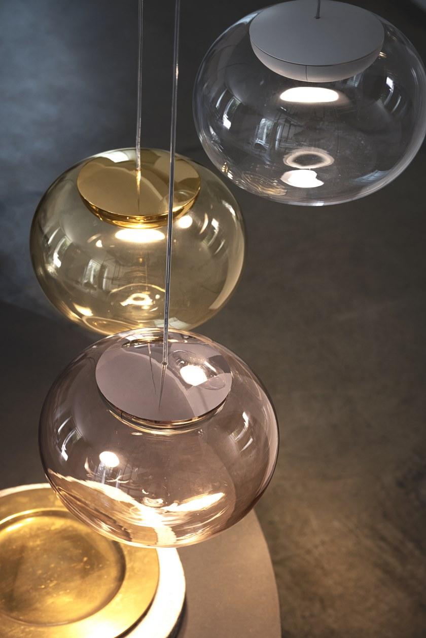 Stilnovo Светодиодная подвесная лампа из дутого стекла La mariée sun-id-1459134 - Вид №4