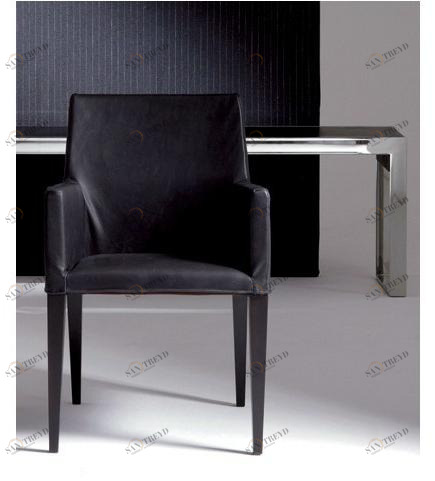 Marac Мягкое кожаное кресло с подлокотниками Plano sun-id-1403556