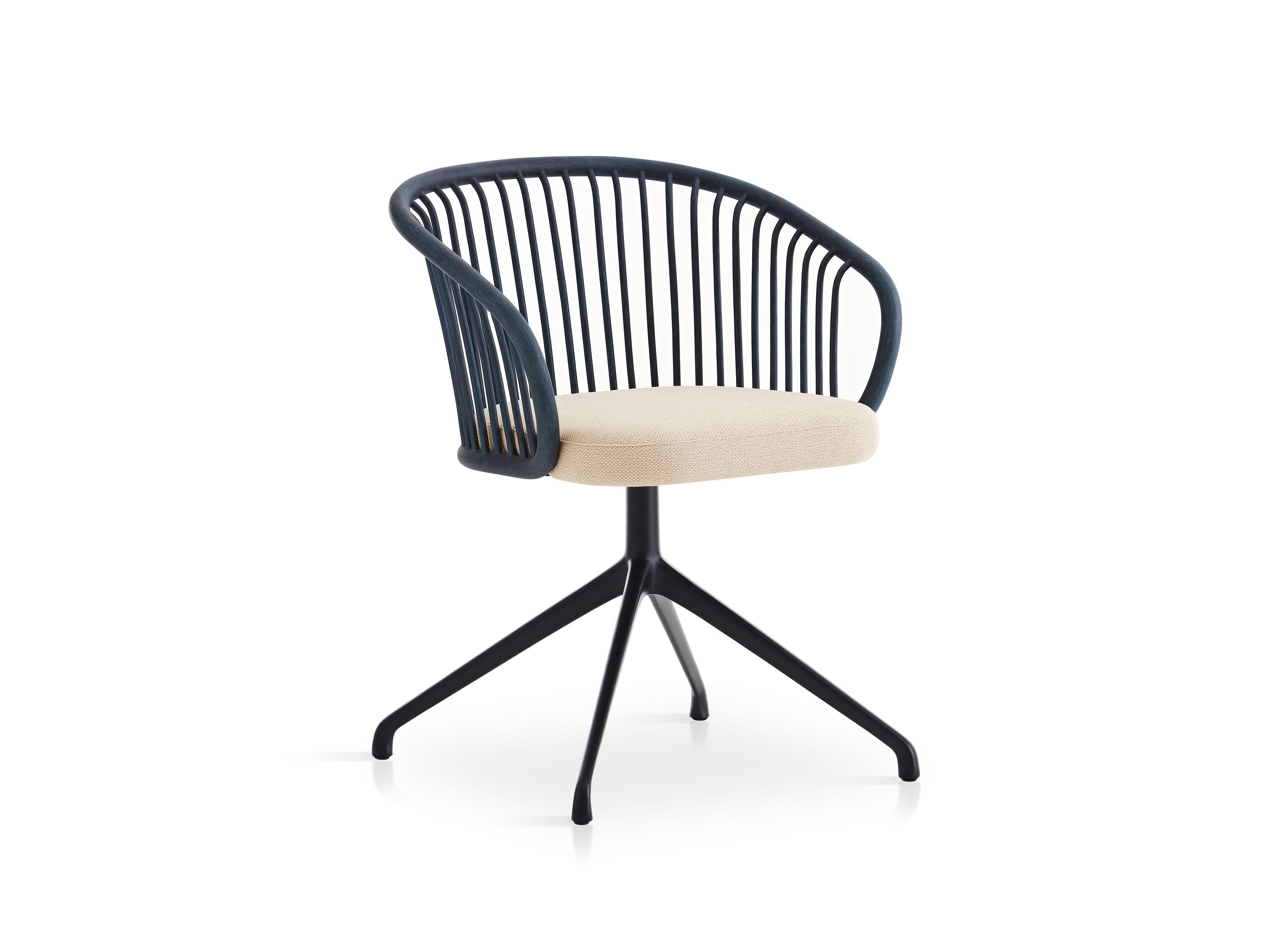 Ротанг поворотный стул со встроенной подушкой EXPORMIM HUMA ARCH-00018164 - Вид №1