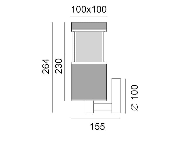 Светодиодные наружные настенные светильники из нержавеющей стали BEL-LIGHTING Strida ARCH-00152963 - Вид №2