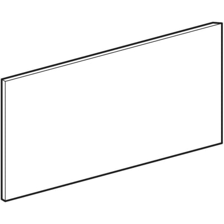 431030301 Боковая декоративная панель Geberit Bambini для детской раковины, более высокая раковина Geberit  - Вид №1