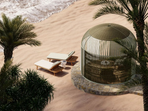 Круглая алюминиевая беседка