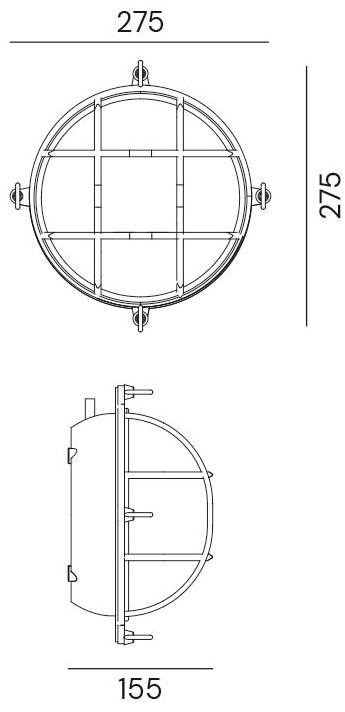 Il Fanale Потолочный светильник в черепаховой оправе из латуни Marina 247.38.oo /247.39.oo - Вид №3