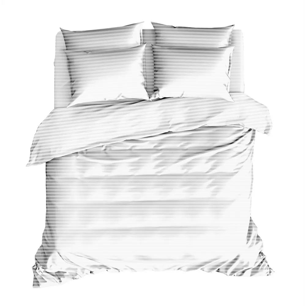 Комплект постельного белья CAPRESA евро белый полиэстер 89365487 STLM-1034619
