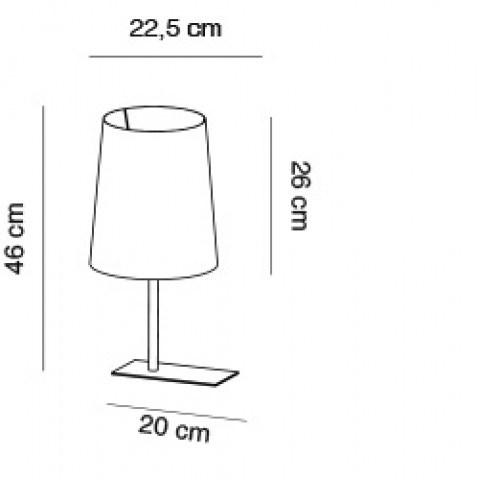 Alma light Настольная светодиодная лампа в современном стиле из ткани Hotel sun-id-1450030 - Вид №2