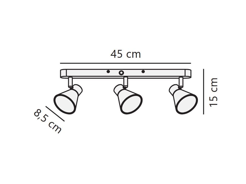 Регулируемая металлическая потолочная лампа Nordlux Eik ARCH-00073441 - Вид №7