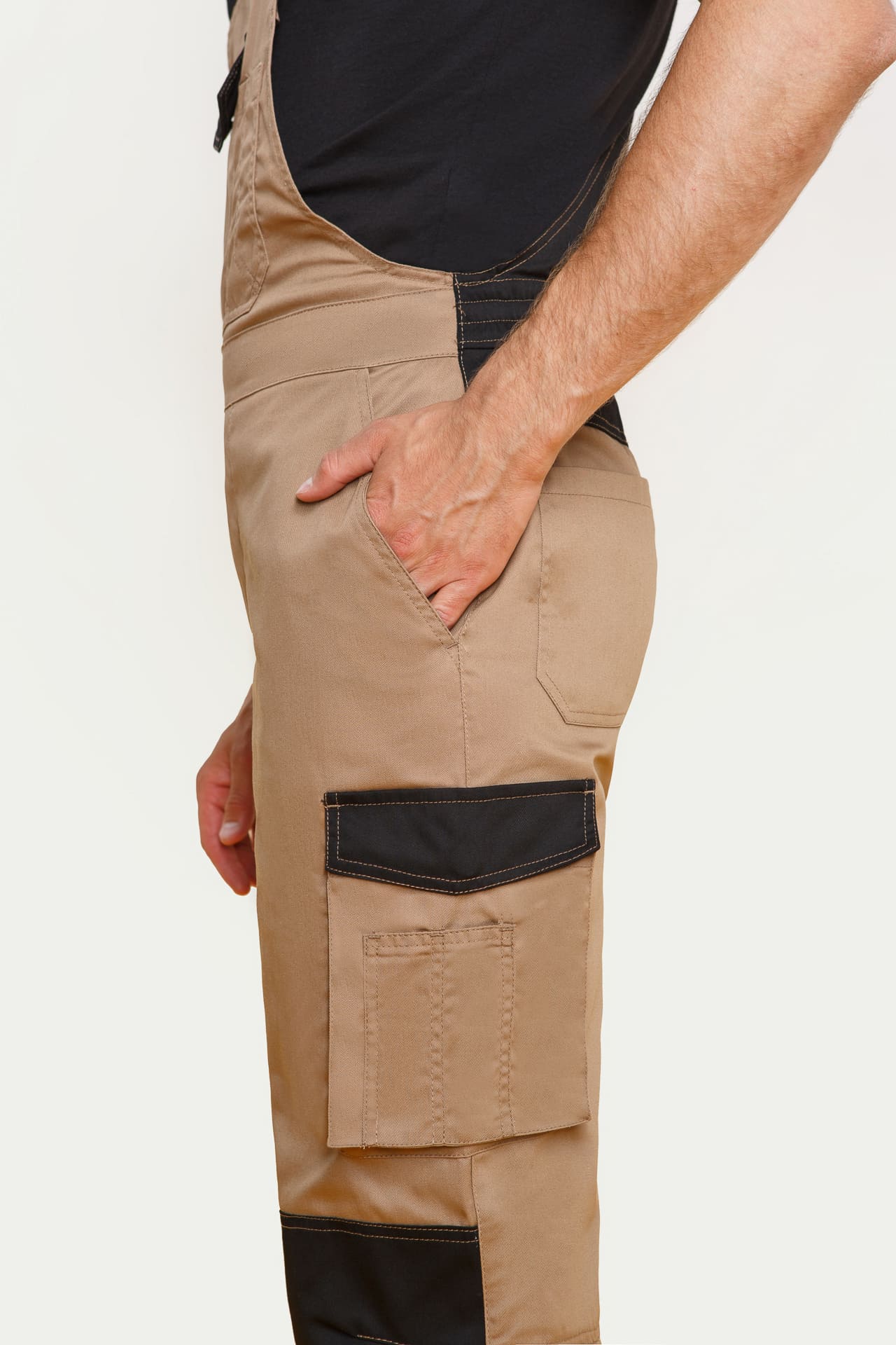 64628 Костюм  NEW 2 бежевый с черным STATUS  Летняя спецодежда  размер 44-46/170-176  - Вид №13