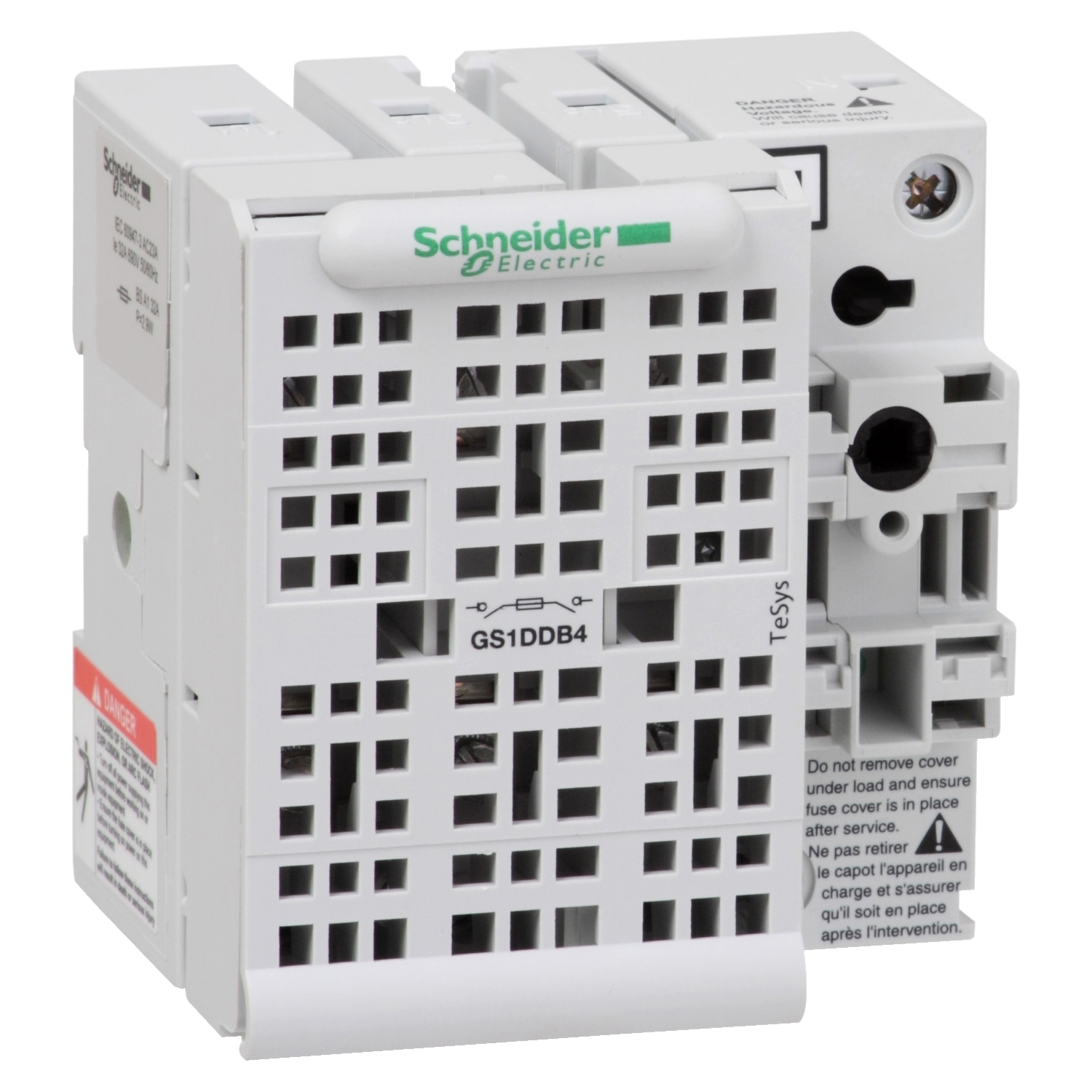 GS1DDB4 ВЫКЛЮЧАТЕЛЬ-РАЗЪЕДИНИТЕЛЬ-ПРЕДОХРАНИТЕЛЬ 3X32A+N C A1 Schneider Electric TeSys 
