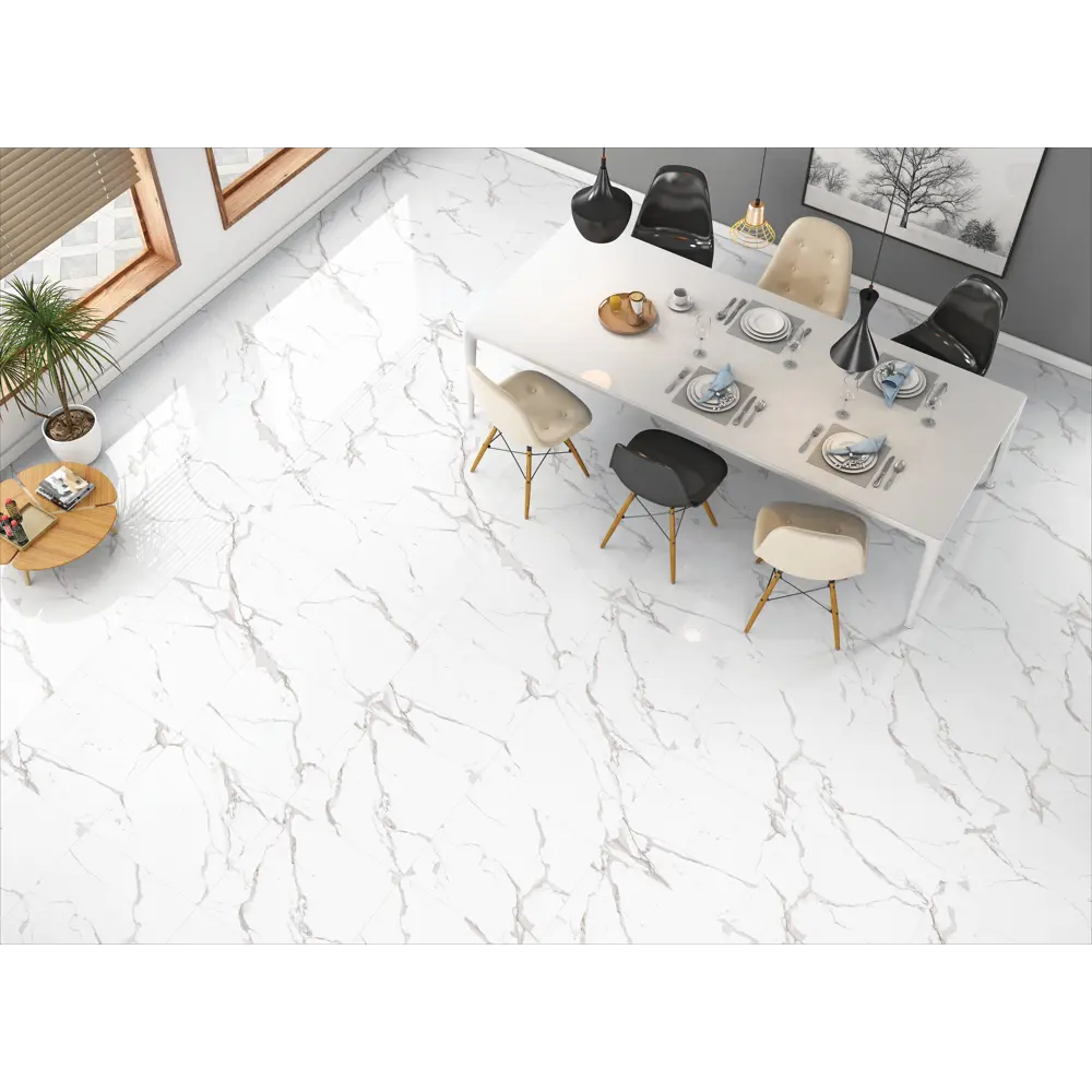 Arcadia Ceramica Statuario Mires — керамогранит с эффектом полированного мрамора 60×60 см 84855265 STLM-0056152 - Вид №6