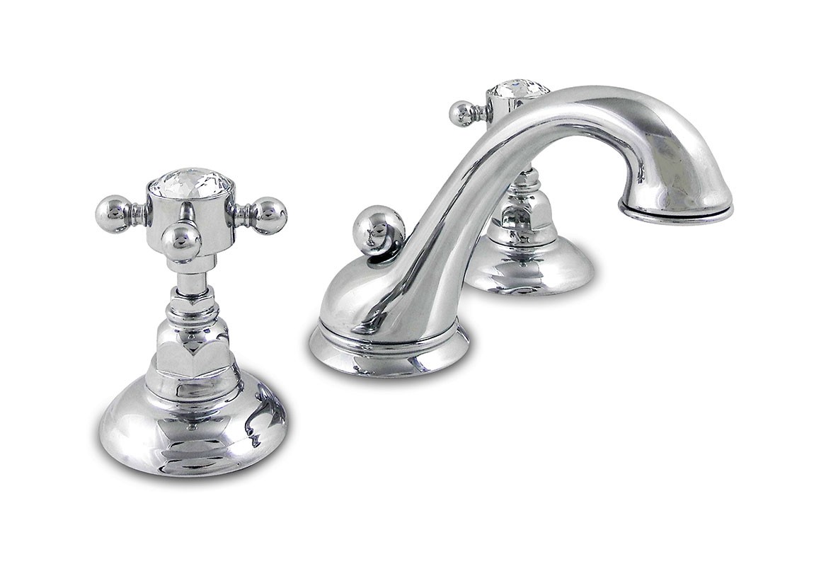 1408 ** 93 Смеситель для умывальника Nicolazzi Series Half Dome Crystal 