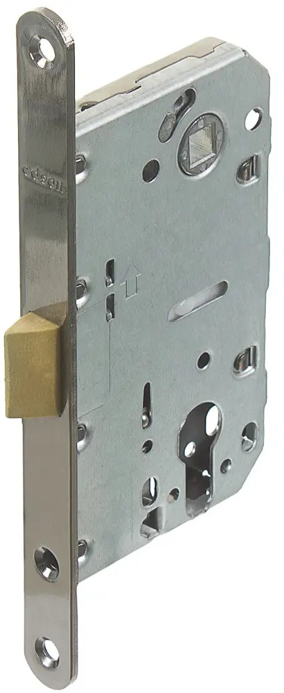 EDSON Защёлка дверная с замком под ключ EDS-50-85 графит 18744180