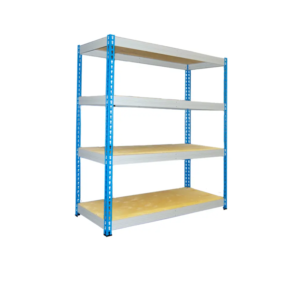 Стеллаж металлический 4 полки МКФ 180x120x61 см цвет серый/синий нагрузка на полку 350 кг 84730581 STLM-2094865 Santreyd  - Вид №6