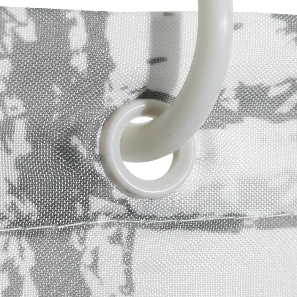 Штора для ванной комнаты Detroit, 180x200 см, полиэстер SWENSA SWC-90 STLM-2002363 - Вид №4