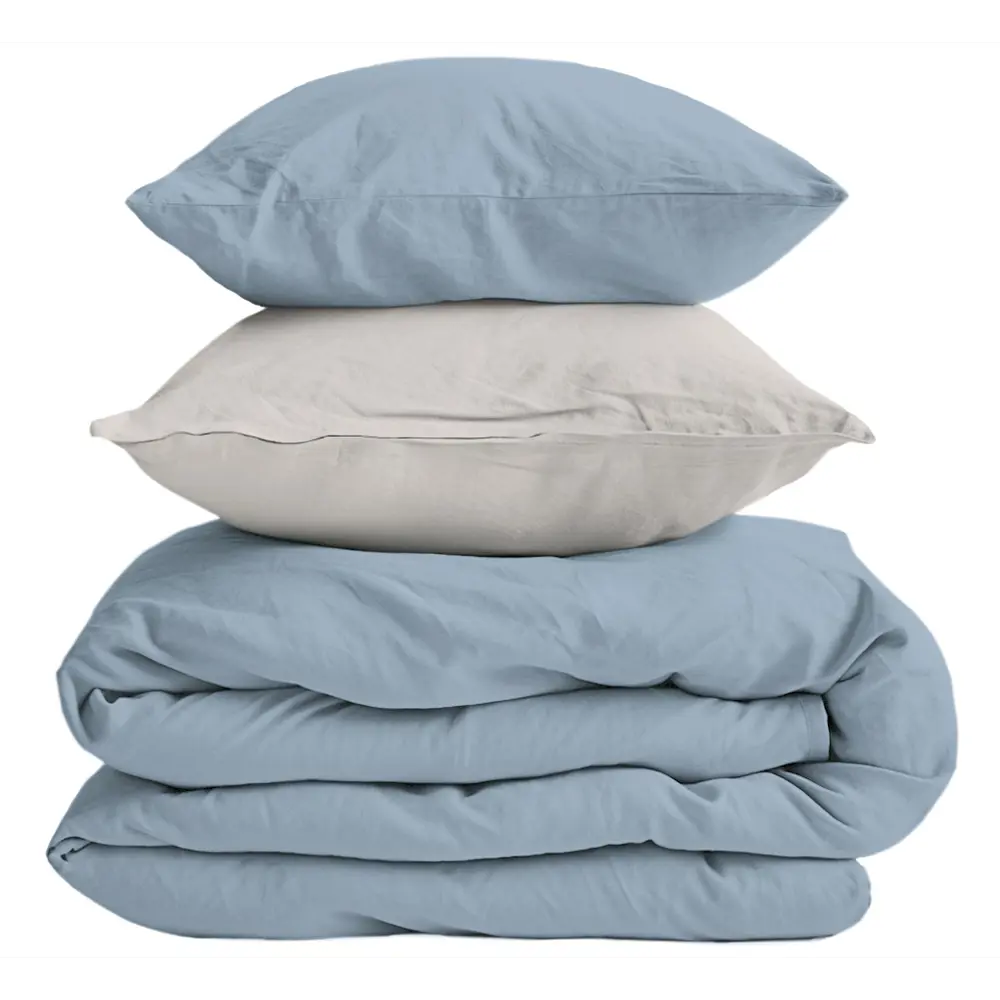 Комплект постельного белья НТК полутораспальный из полисатина в нежных тонах 89404959 STLM-1575776 - Вид №2