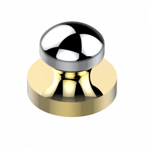 G25-334 Донный клапан для раковины с внешним штоком управления Thg-paris 1900 Хром/золото