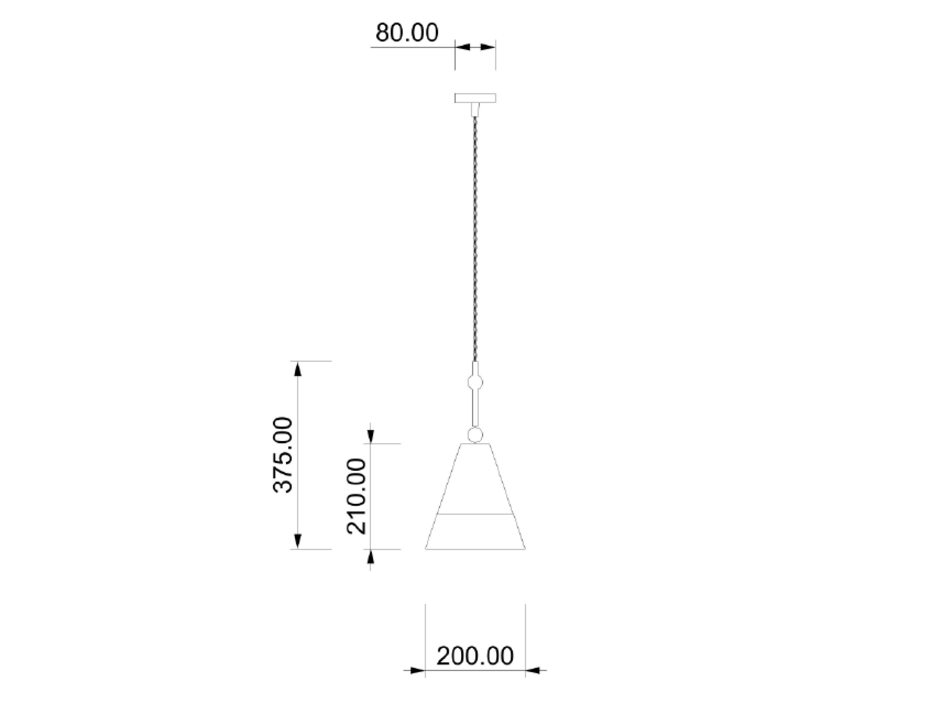 Латунь и ткань светодиодный подвесной светильник Lampex Italiana SISSI ARCH-00118924 - Вид №2