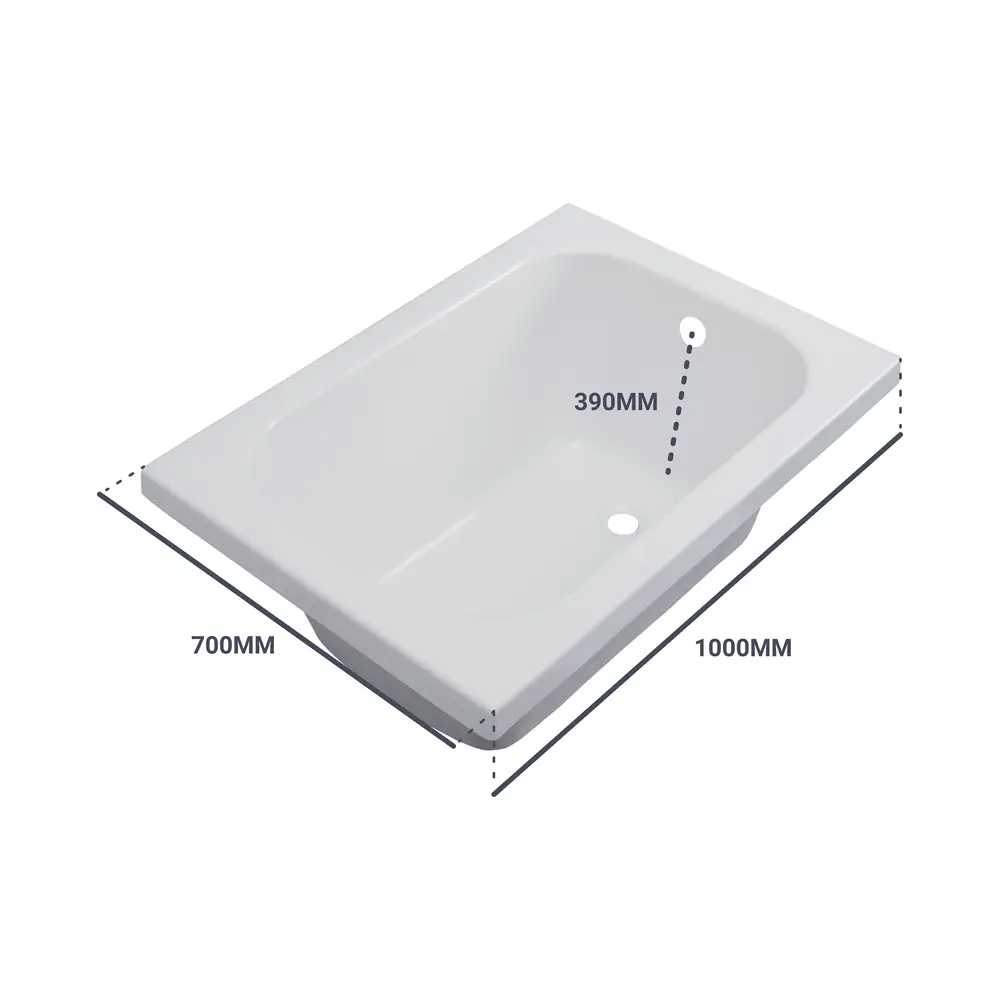 Santreyd Solo — компактная акриловая ванна для малогабаритных помещений 82404654 STLM-0026762 - Вид №5