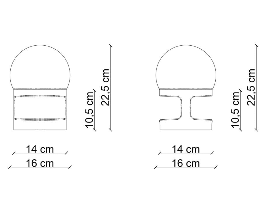 Керамическая светодиодная настольная лампа FERROLUCE Habea ARCH-00080430 - Вид №5