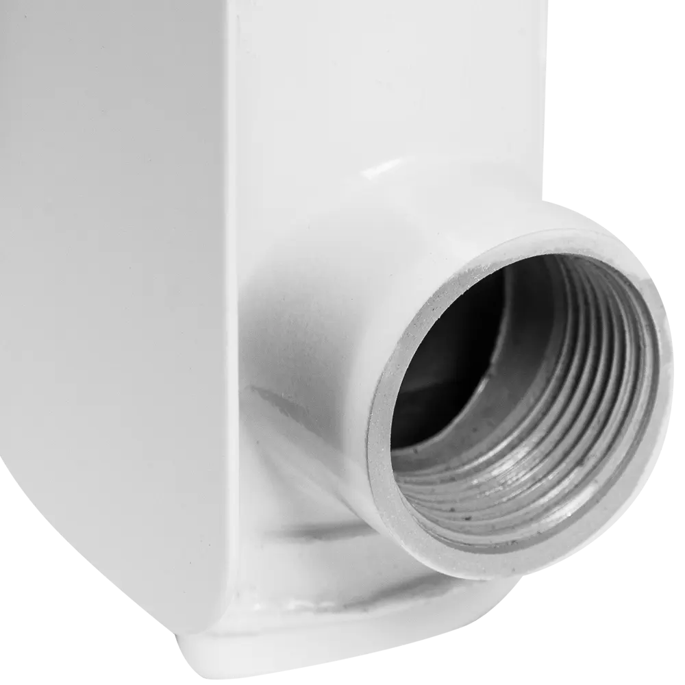 Радиатор Monlan Aluminium 500/70 алюминий 10 секций боковое подключение цвет белый STLM-2104579 - Вид №4