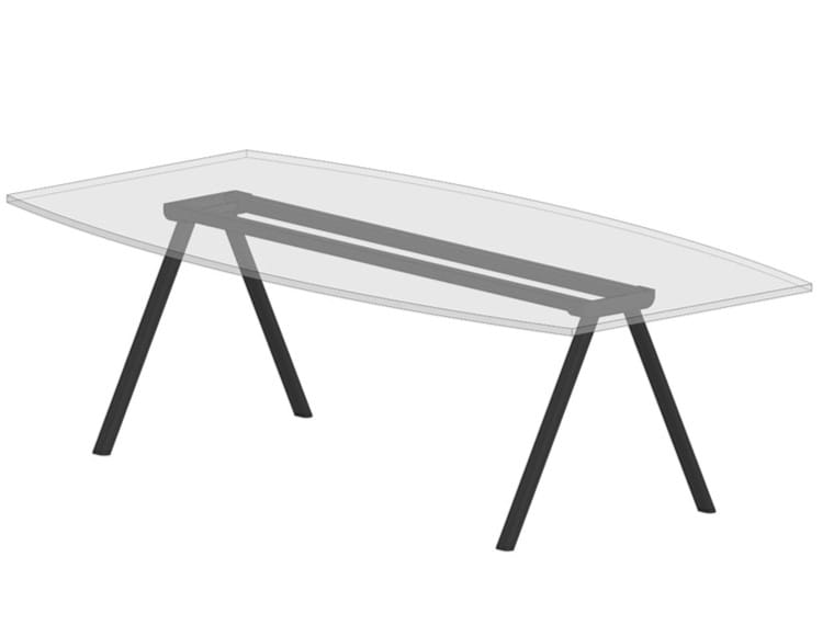 Овальный ламинированный стол GABER Surfy 2027 ARCH-00075213 - Вид №1