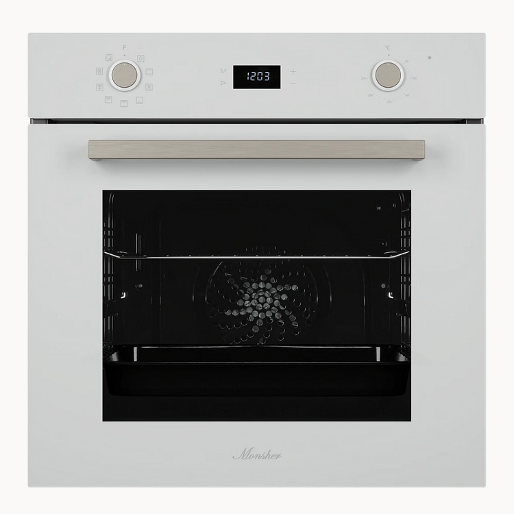 9121441 Электрический духовой шкаф Monsher MOE 6093 Blanc белый STDN-0066185