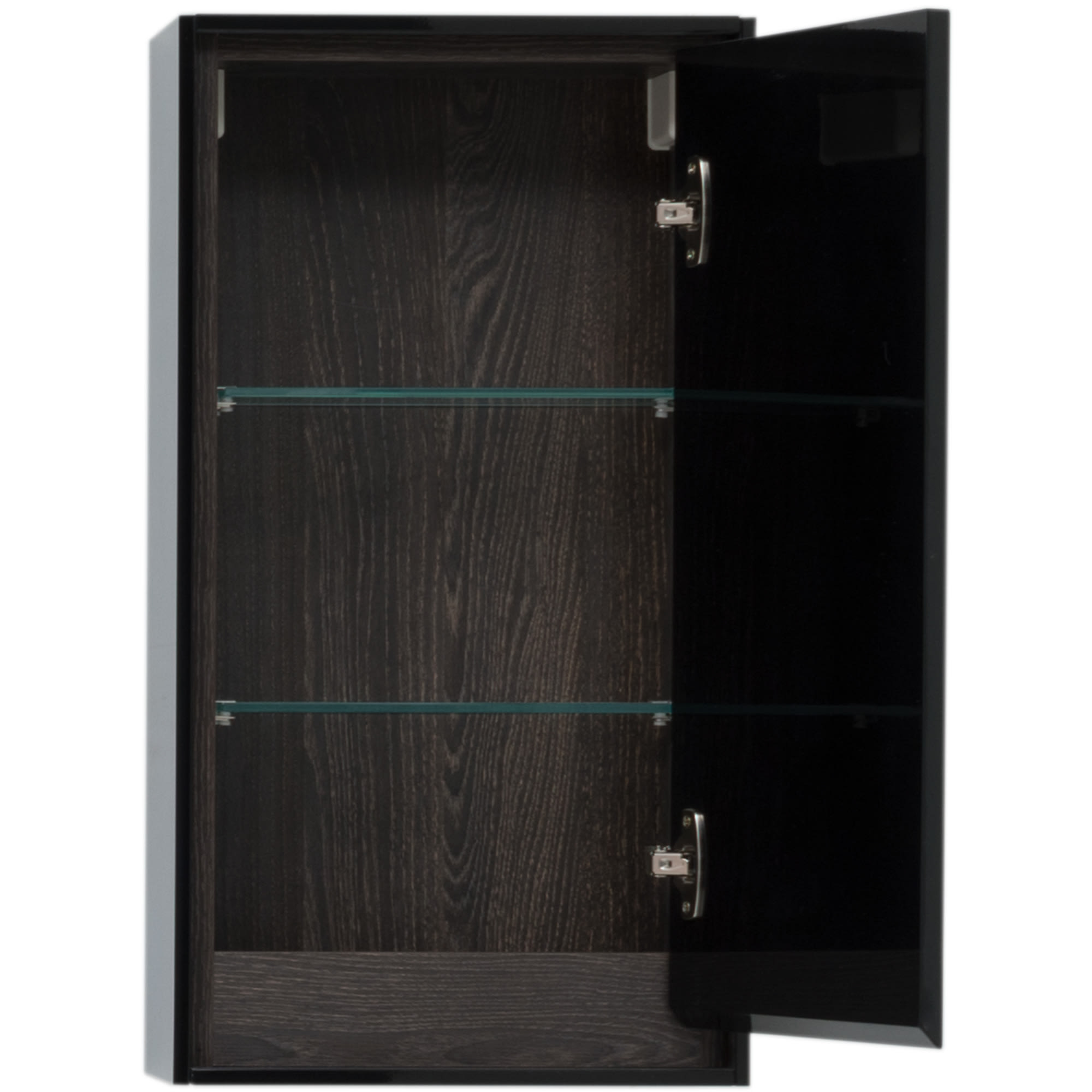 81975423 Шкаф подвесной «» 35 см, цвет чёрный глянец Мокка Santreyd  - Вид №3